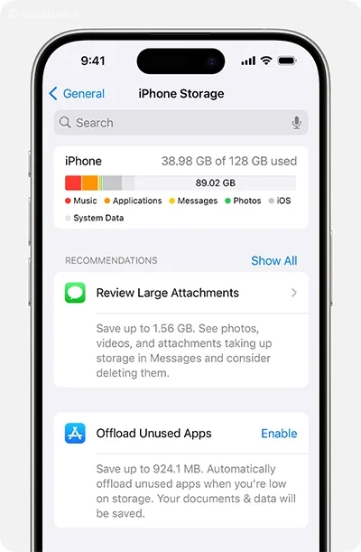 هنگ کردن گوشی آیفون شانزده