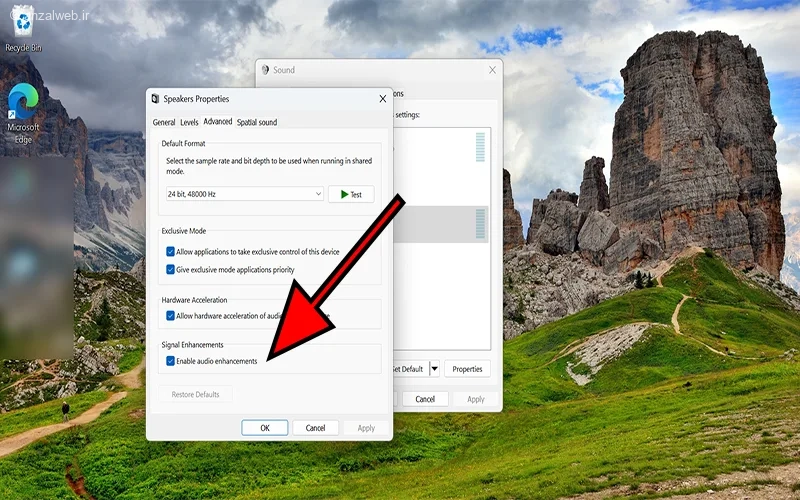 مشکل کم بودن صدای لپ تاپ ویندوزی