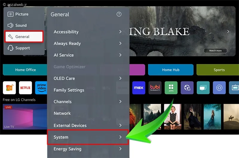 روش حل مشکل آپدیت نشدن تلویزیون ال جی