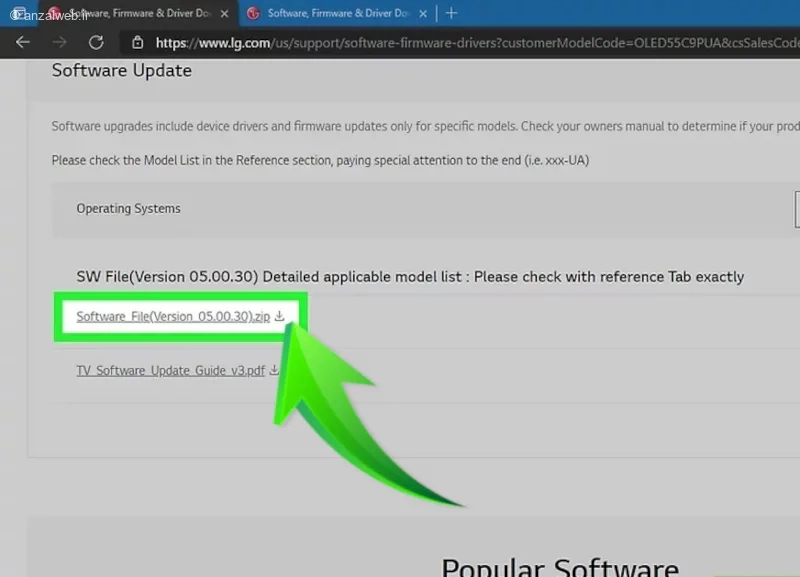 سایت حل مشکل آپدیت نشدن تلویزیون ال جی