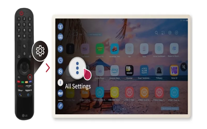 آموزش حل مشکل وای فای تلویزیون ال جی