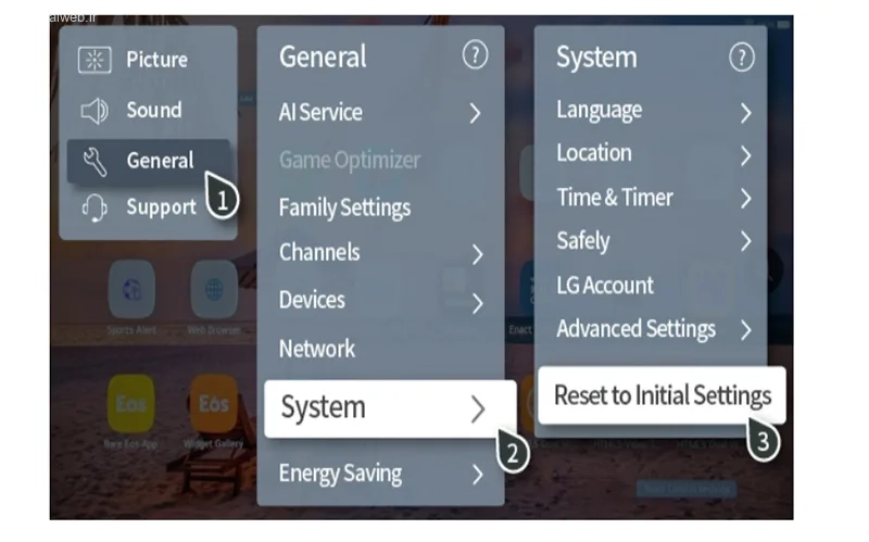 روش‌های رفع مشکل وای فای تلویزیون ال جی