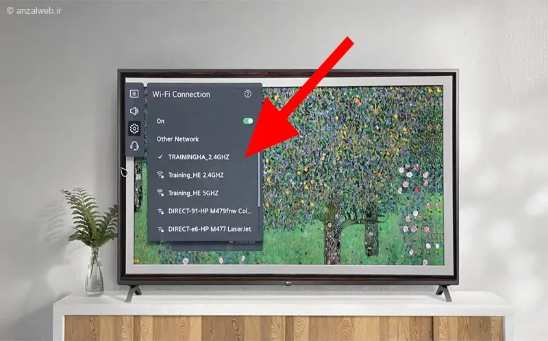 مشکل وای فای تلویزیون ال جی مدل‌های مختلف