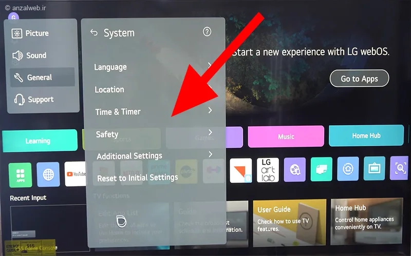 رفع کامل مشکل وای فای تلویزیون ال جی 