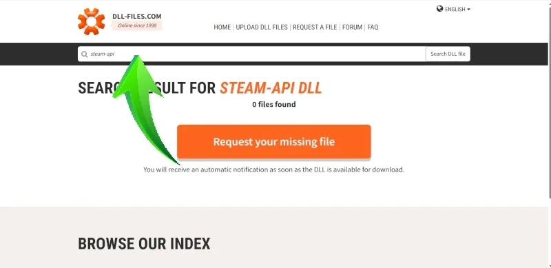 حل و رفع ارور Steam-api dll