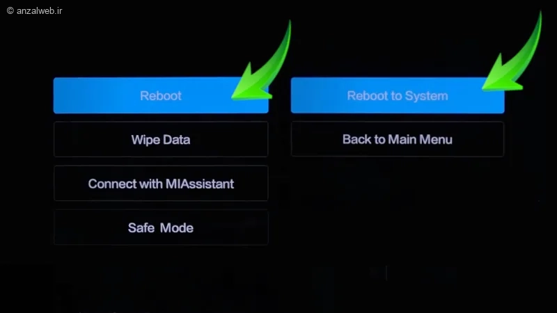ویدیو رفع ارور Fastboot شیائومی