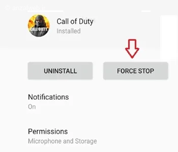 رفع لگ کالاف دیوتی موبایل