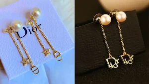 گوشواره آویز زیبا طلا