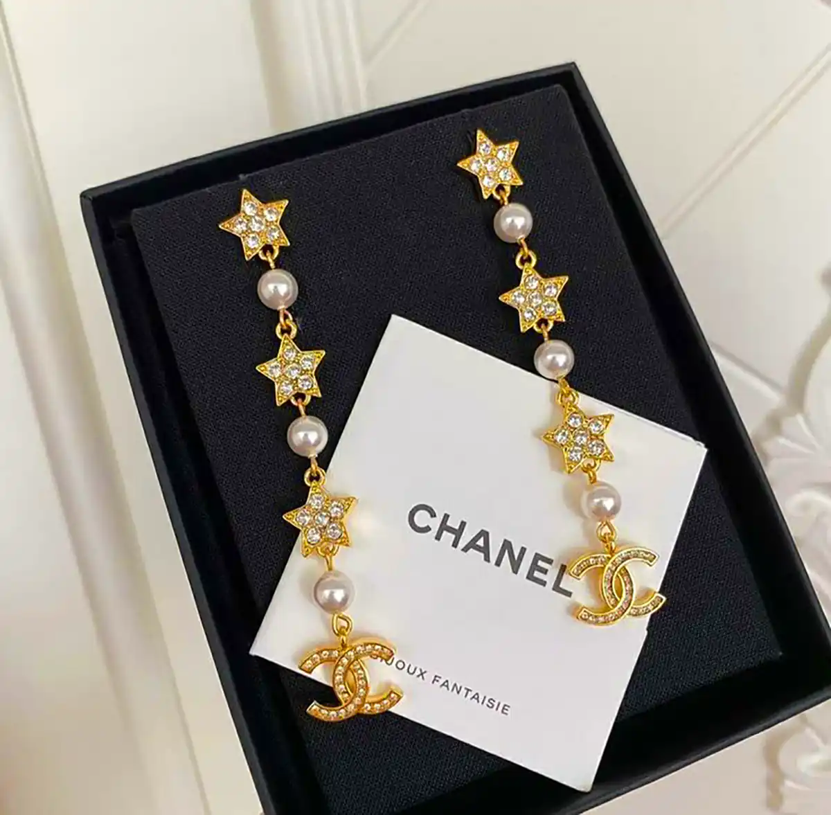 گوشواره آویز زیبا طلا