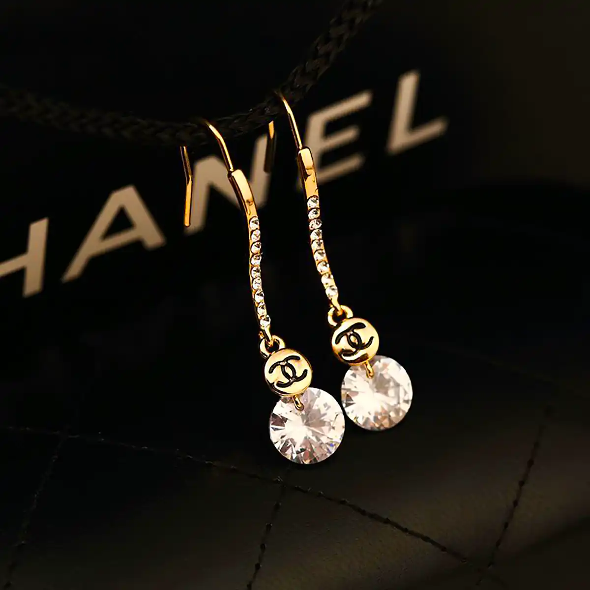 گوشواره آویز زیبا طلا