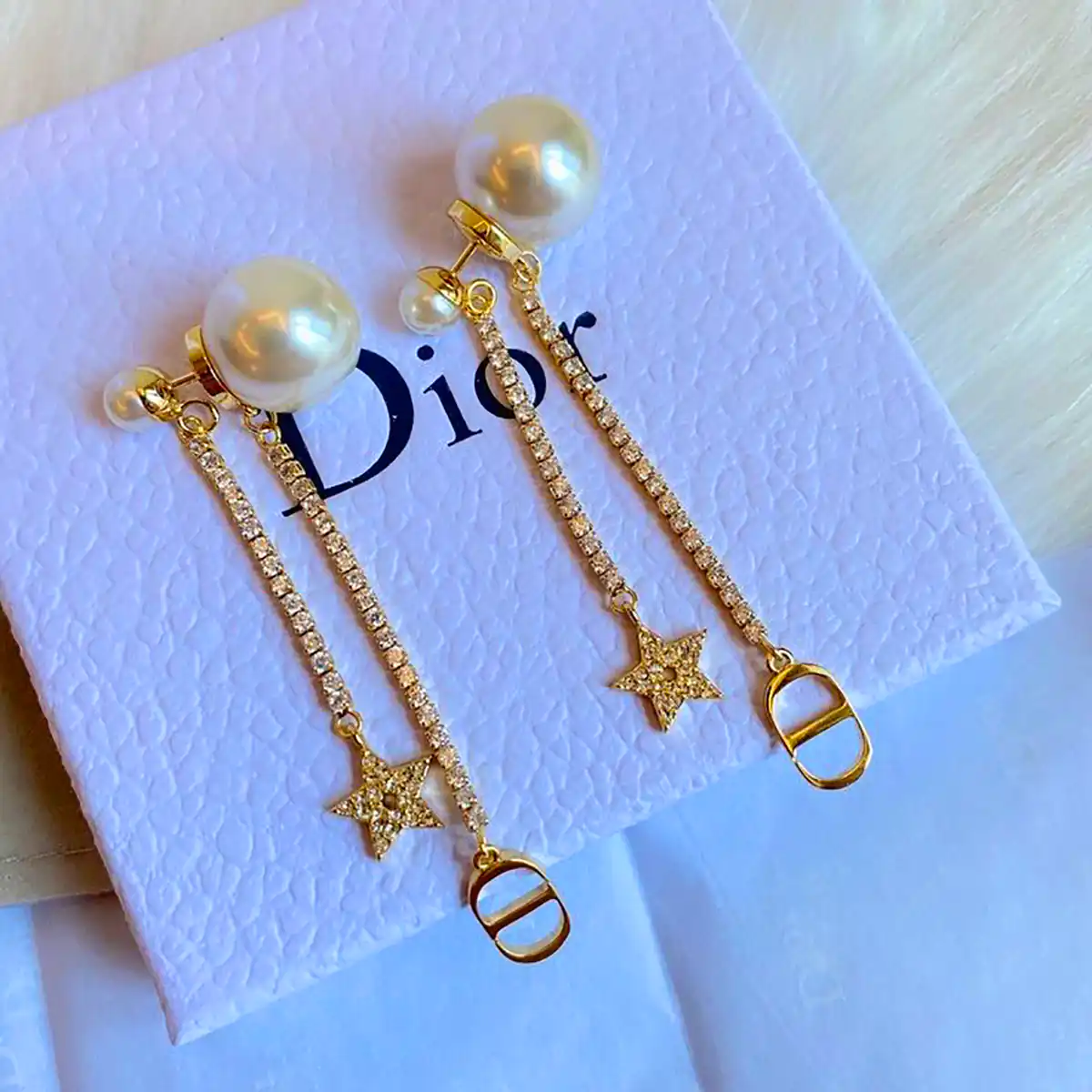 گوشواره آویز زیبا طلا