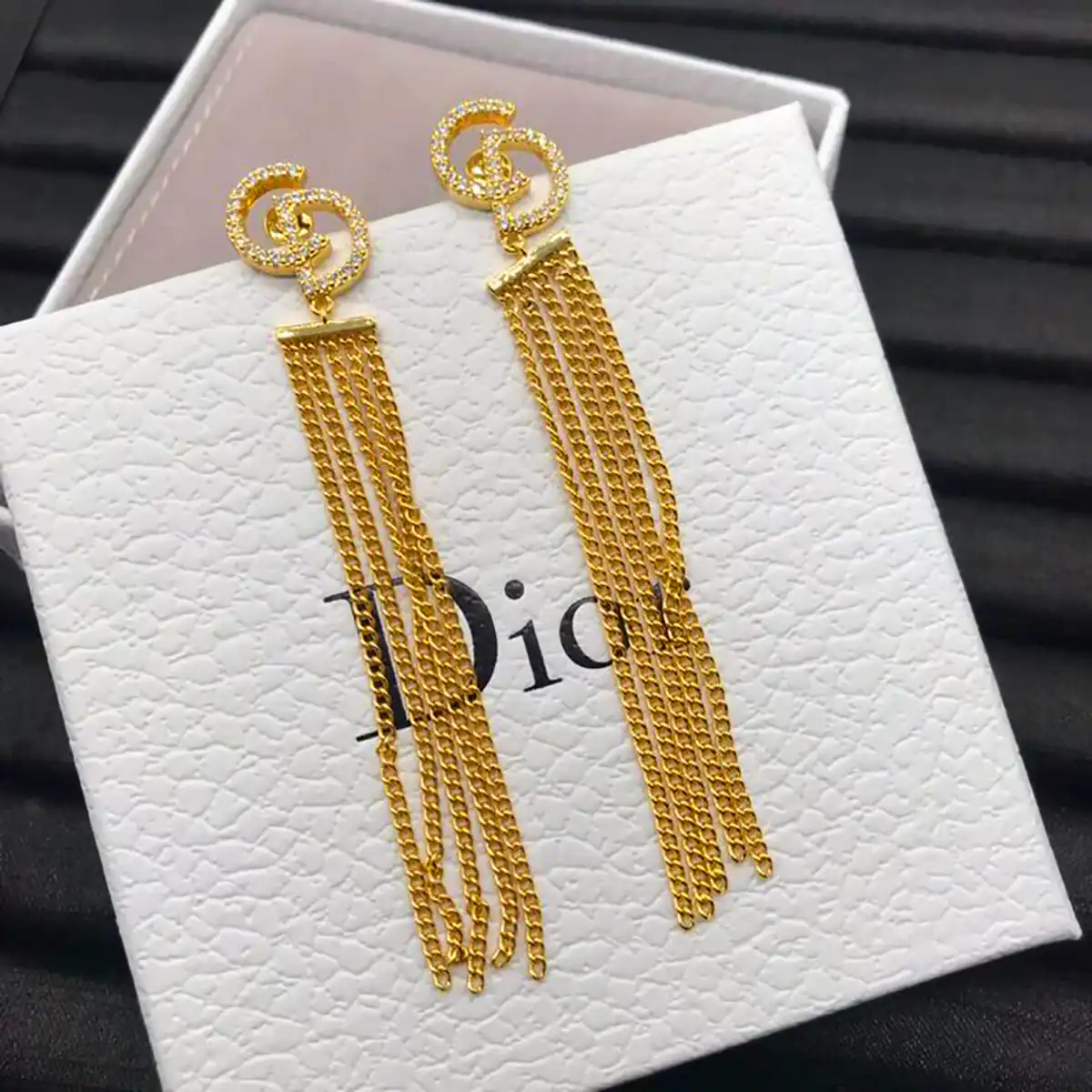 گوشواره آویز زیبا طلا