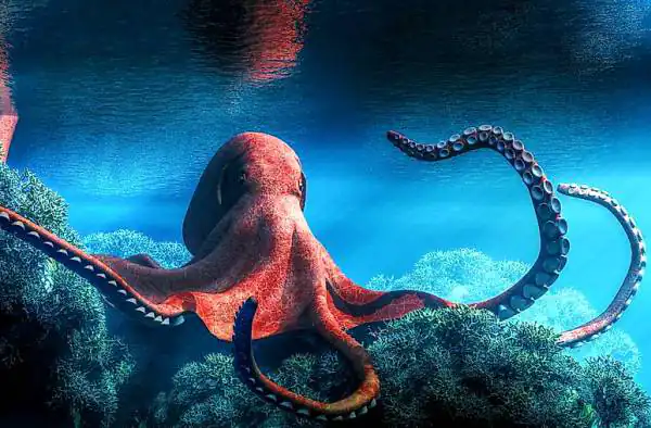 هشت پا در فال قهوه