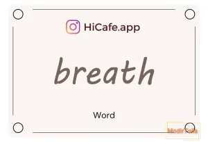 Meaning and usage of breath word