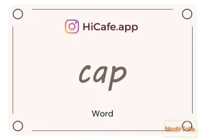 Meaning and usage of cap word