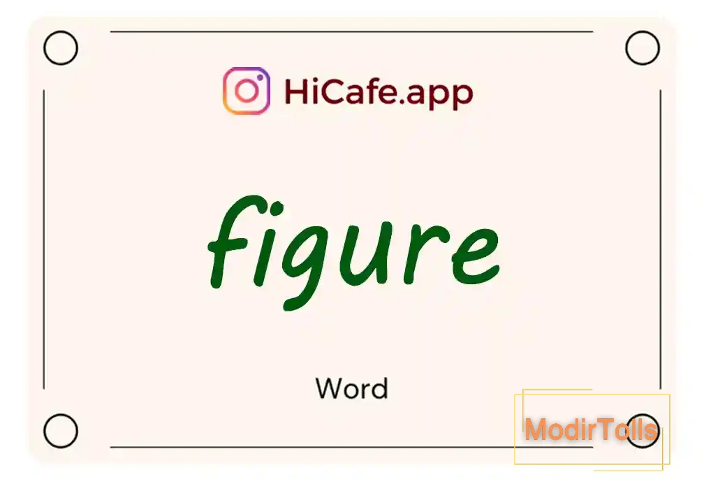Meaning and usage of figure word