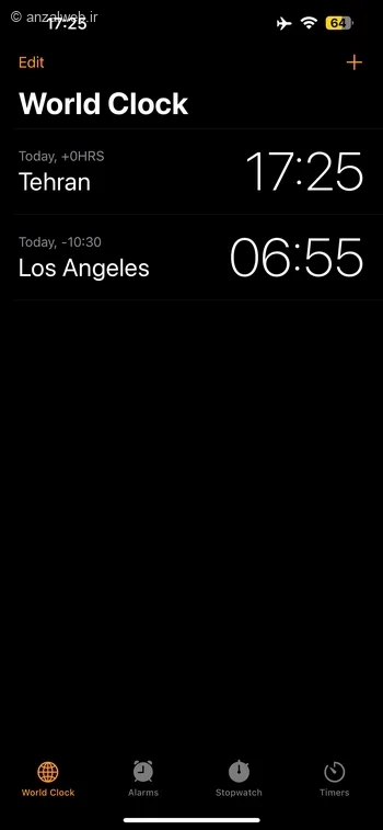 ساعت چند کشور