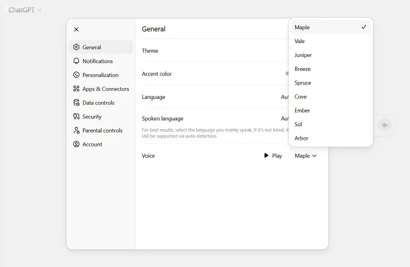 لیست ویس ها