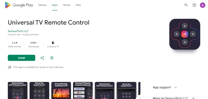 برنامه کنترل تلویزیون با گوشی