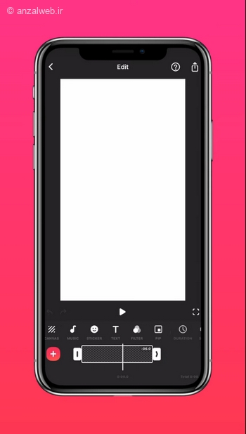 تنظیم زمان ویدیو قرار دادن سه ویدیو در یک قاب با اینشات