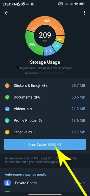 روش حذف گیف از تلگرام