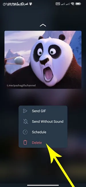 کاملترین آموزش حذف گیف از تلگرام