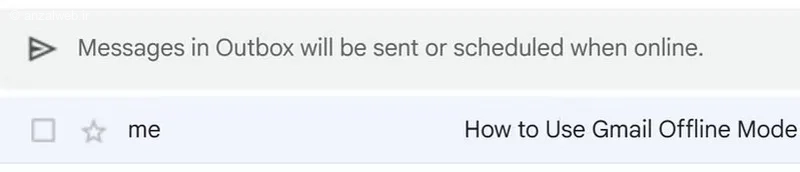 مدیریت ایمیل ها در حالت Gmail آفلاین