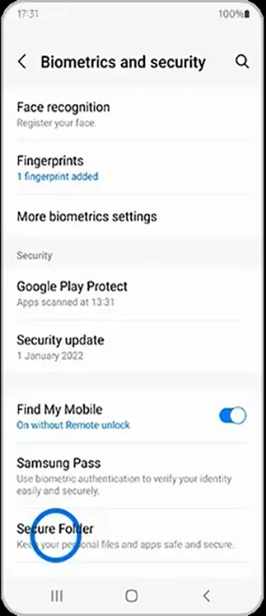 مراحل ساخت فضای دوم در گوشی سامسونگ