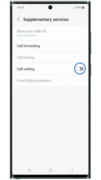 Call Waiting یا پشت خطی
