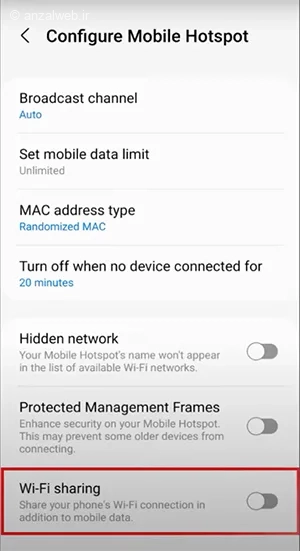 چطور استفاده همزمان از وای فای و هات اسپات را فعال کنیم؟
