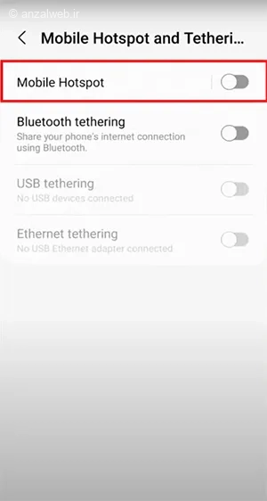 راهنمای تصویری استفاده همزمان از وای فای و هات اسپات