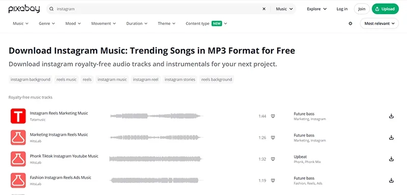 پیدا کردن آهنگهای ترند ایرانی