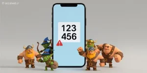 آموزش کامل حل مشکل نیامدن کد کلش اف کلنز و سوپرسل