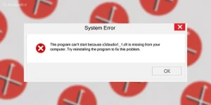 آموزش روش رفع ارور X3DAudio1_7.dll ویندوز 11، 10 و..