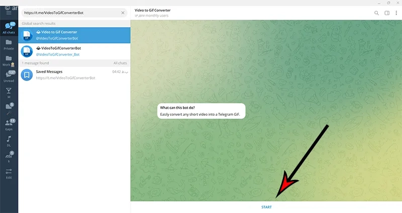 راهکار ساخت گیف در تلگرام