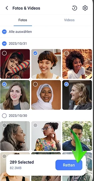 نحوه ریکاوری عکس‌ها در سامسونگ