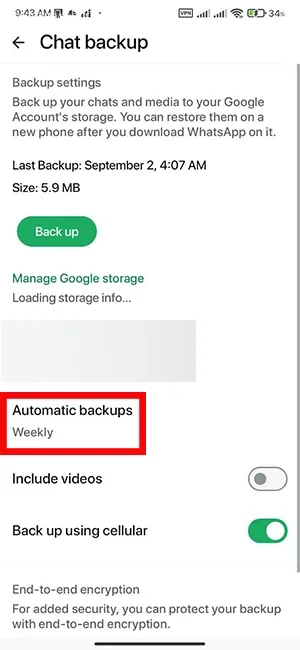 نحوه بازگردانی پیام‌های واتساپ گوشی