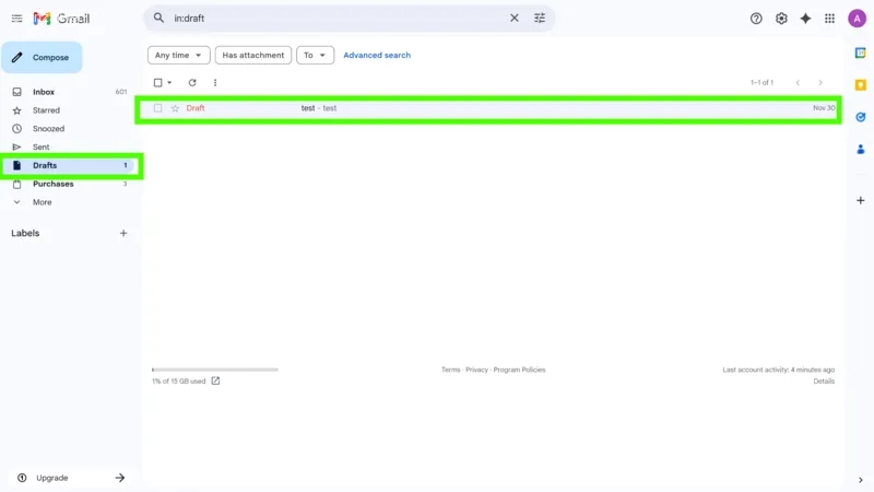 گزینه ارسال خودکار ایمیل در جیمیل