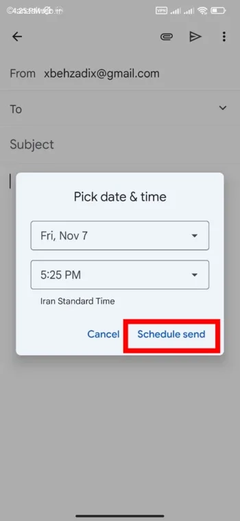ارسال خودکار ایمیل در جیمیل به شکل ساده