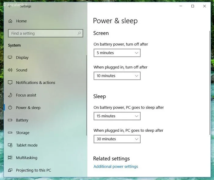خاموش شدن خودکار ویندوز هنگام بیکاری سیستم