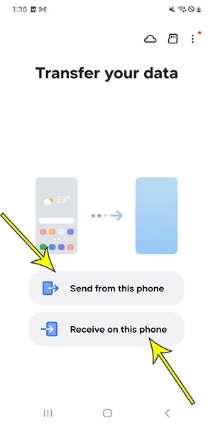 انتقال اطلاعات بین دو گوشی سامسونگ وایرلس