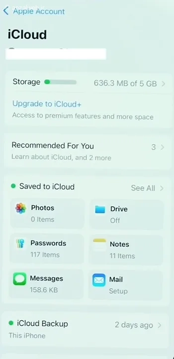 رفع ارور بکاپ گیری آیفون