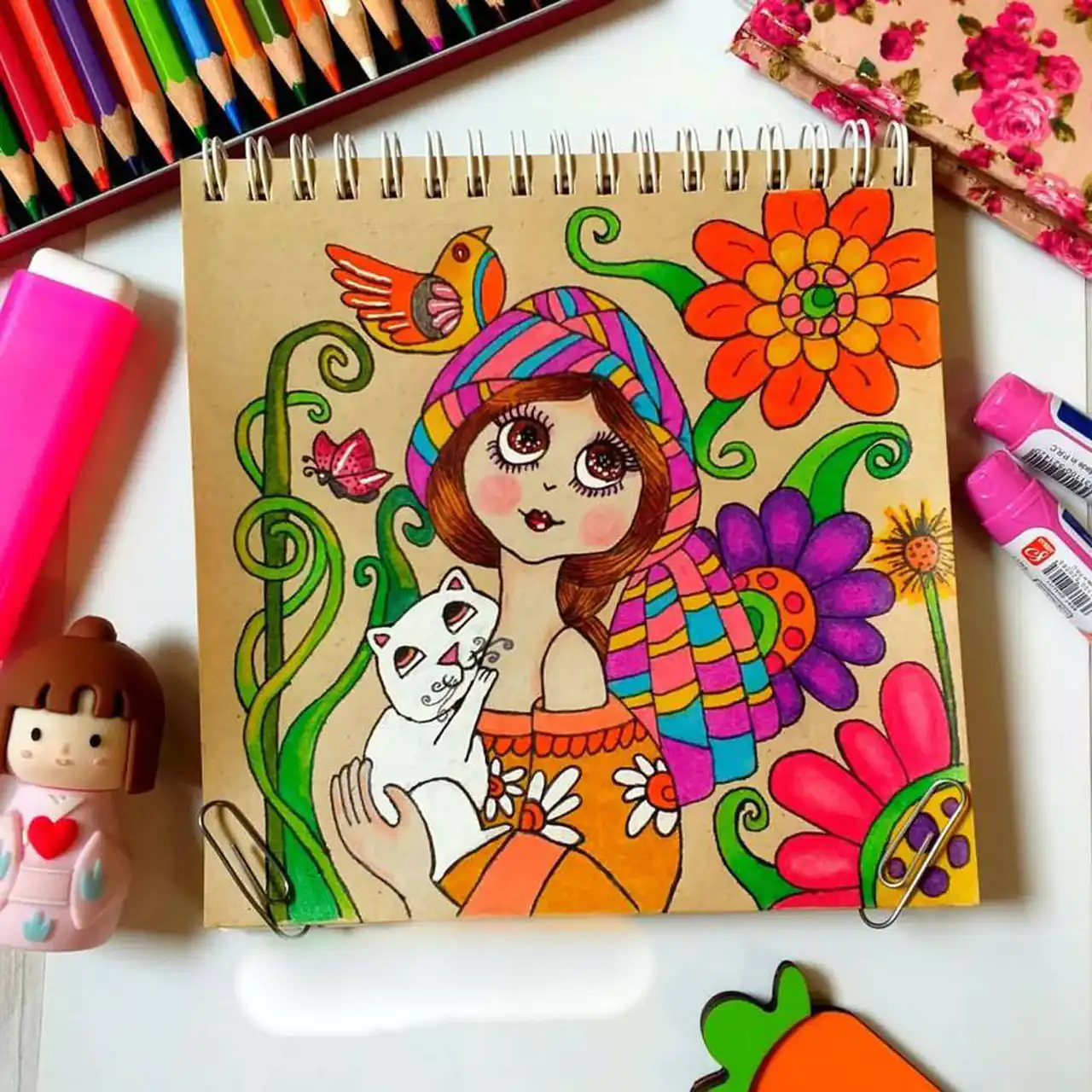 ایده نقاشی آسان + بهترین ایده ها برای طراحی و نقاشی آسان بسیار زیبا و بامزه