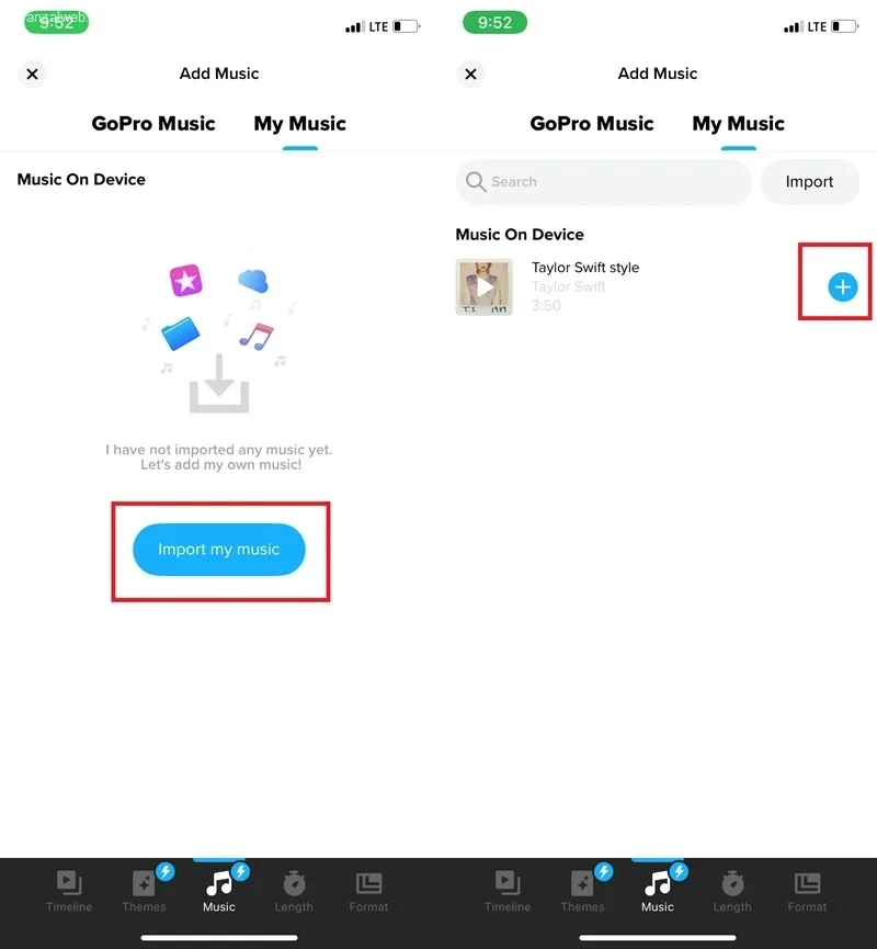 طریقه اضافه کردن آهنگ به ویدیو توسط اپ quick