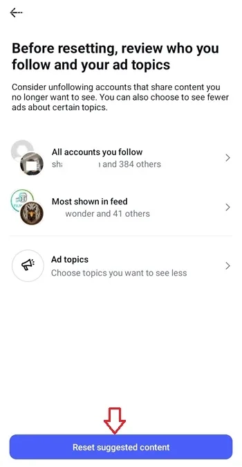 الگوریتم اینستاگرام برای اکسپلورر