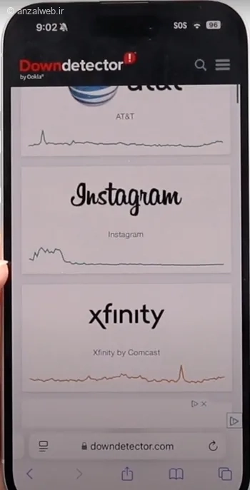 مشکل از خود اینستاگرام در قسمت سرچ اینستاگرام