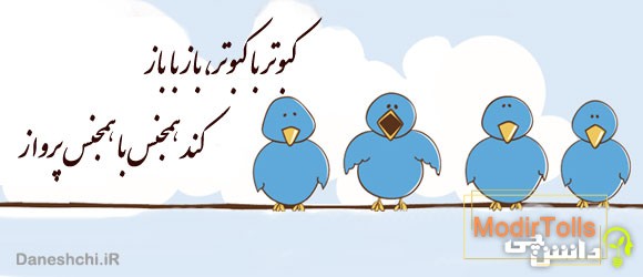 کبوتر با کبوتر باز با باز، کند هم جنس با هم جنس پرواز