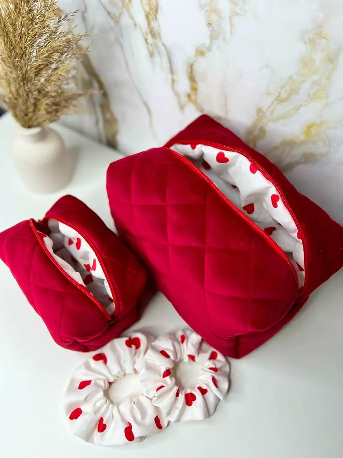 کیف لوازم آرایش پارچه ای