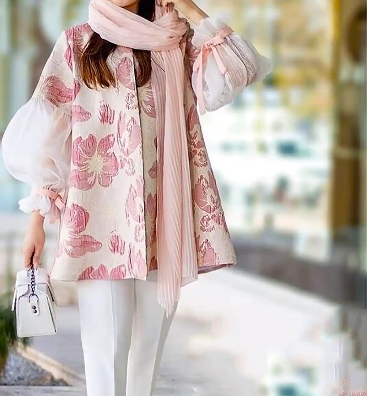 مانتو کتی طرح دار شیک