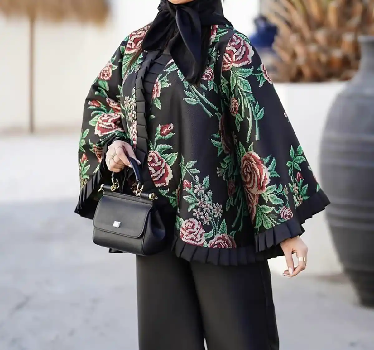 مانتو کتی طرح دار شیک